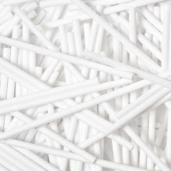 CakePop Sticks - Kunststoff Weiss 19cm